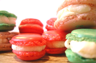 Macarons en masse.